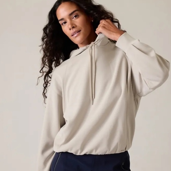 lululemon athletica Tops - Athleta Seasoft bubble hem hoodie